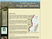 Tablet Screenshot of coastalforests.tfcg.org